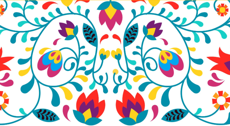 Mexican flowers vector created by freepik