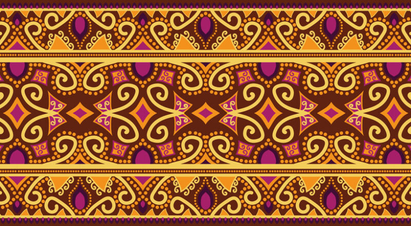 burgundy and gold pattern