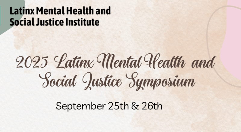 2025 Latinx Mental Health and Social Justice Symposium September 25th & 26th Welcome to our 2025 LATINX Symposium! Thank you for being here. Ourtheme this year, Immigration: Hope, community and resistance,responds to the sociopolitical climate we are living in and the need to come togetherin solidarity, support, and collective action. Itis our hope that you would consider this space a celebration ofthe Latine culture, and a space to name the hurt,to support,to heal and to act. Let’s come togetherto lift each other up and find tangible ways to take action. ¡Bienvenidos a nuestro Simposio LATINX 2025! Gracias por acompañarnos. Nuestro tema de este año, Inmigración: Esperanza, comunidad y resistencia, responde al clima sociopolítico que vivimos y a la necesidad de unirnos en solidaridad, apoyo y acción colectiva. Esperamos que consideren este espacio como una celebración de la cultura latina, y también como un espacio para identificar el dolor, apoyarnos, sanar… y actuar. Unámonos para apoyarnos mutuamente y encontrar maneras concretas de actuar. REGISTER HERE: https://ce.antioch.edu/registerAUlatinx2025