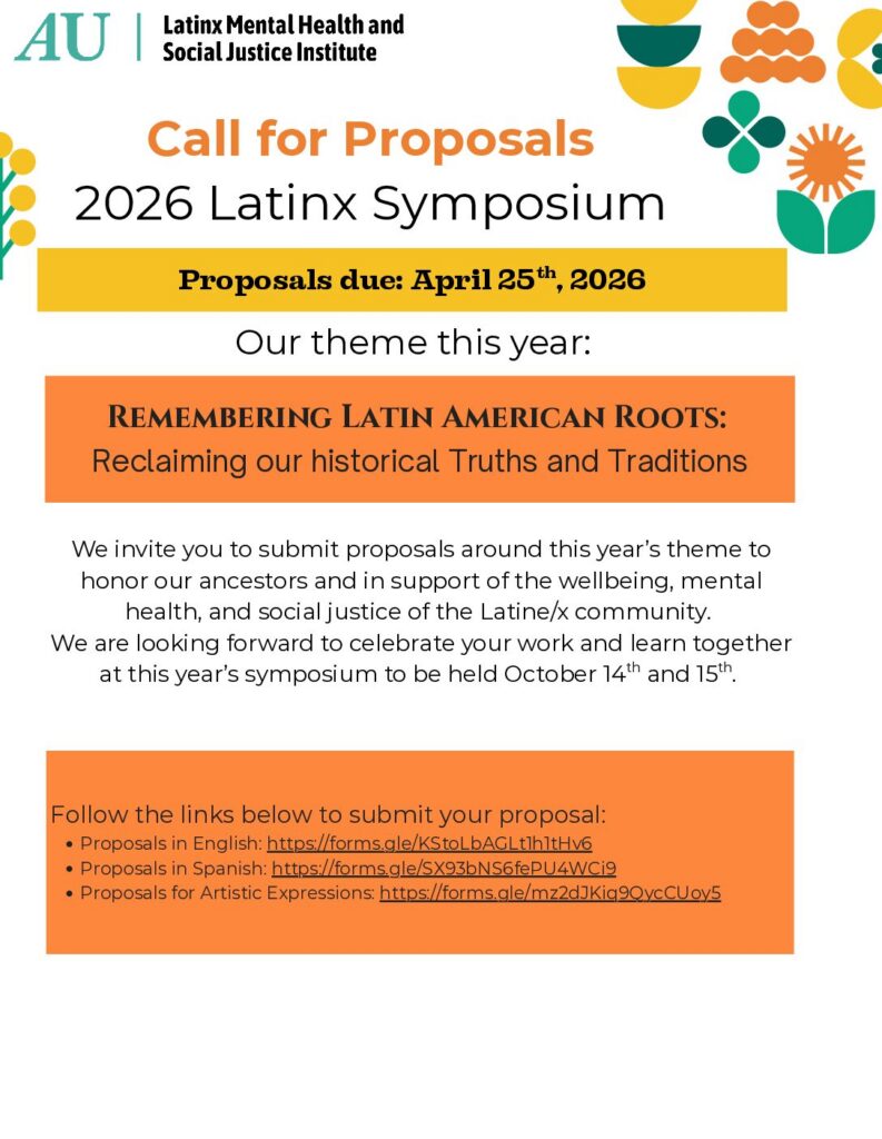 Call for Proposals Symposium 2026-1 - Latinx Institute at Antioch University